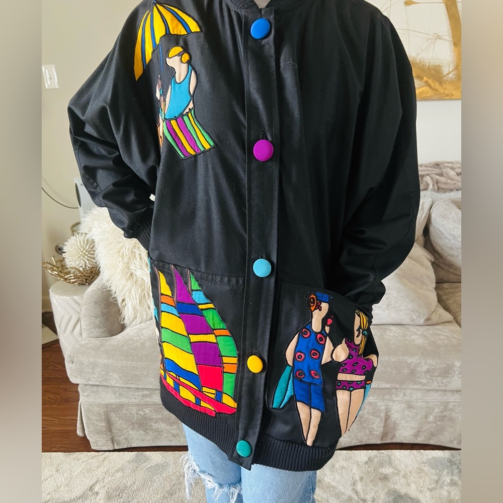 VINTAGE SILKSCAPES JACKET